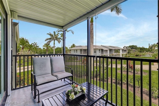 7105 Quail Run Ct W Unit 4, Fort Myers, FL 33908 - balcony featuring a residential view
