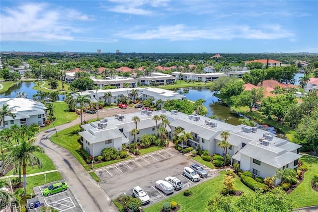 7105 Quail Run Ct W Unit 4, Fort Myers, FL 33908 - aerial view of residential area featuring a nearby body of water