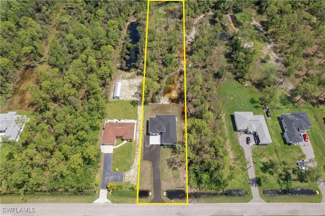 4371 47th Ave NE, Naples, FL 34120 - view of property location featuring property boundaries highlighted