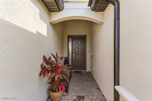 14659 Adina Ln, Fort Myers, FL 33905 - property entrance featuring stucco siding