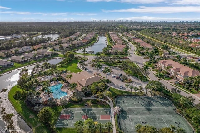 6533 Monterey Pt Unit 204, Naples, FL 34105 - aerial overview of property's location with a large body of water and nearby suburban area