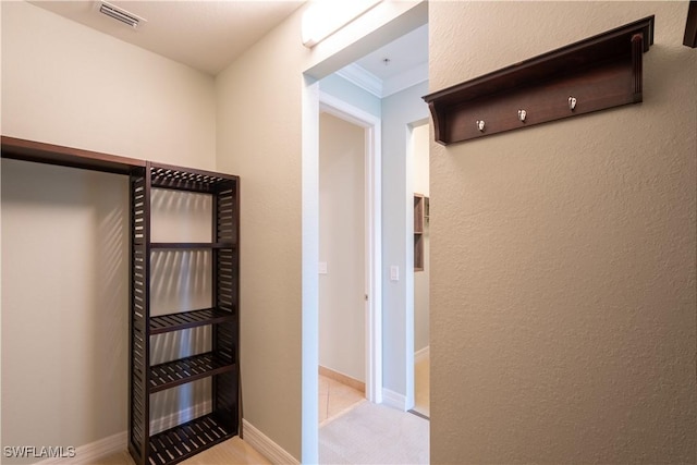 6533 Monterey Pt Unit 204, Naples, FL 34105 - hall featuring ornamental molding