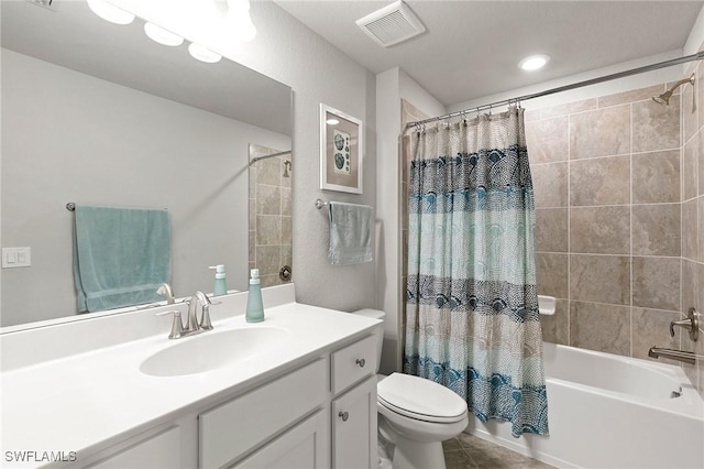 10720 Palazzo Way Unit 405, Fort Myers, FL 33913 - full bathroom with vanity, shower / bath combo, and tile patterned flooring