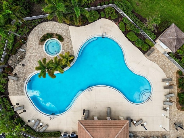 10720 Palazzo Way Unit 405, Fort Myers, FL 33913 - drone / aerial view of a pool area
