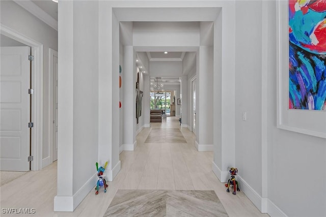 3159 Heather Glen Ct, Naples, FL 34114 - hall with baseboards