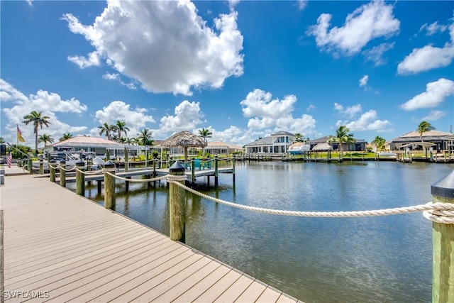 2812 SW 46th Ter, Cape Coral, FL 33914 - dock with a residential view and a water view