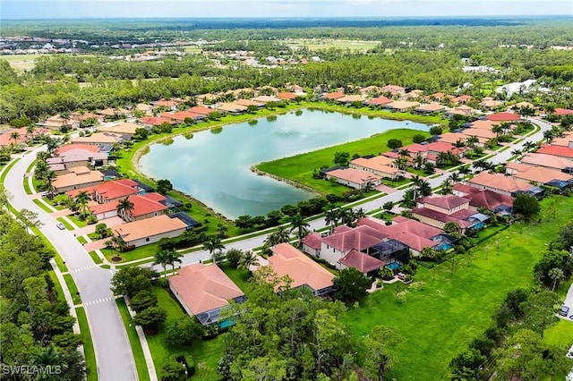 1387 Mockingbird Dr, Naples, FL 34120 - aerial view of residential area with a nearby body of water