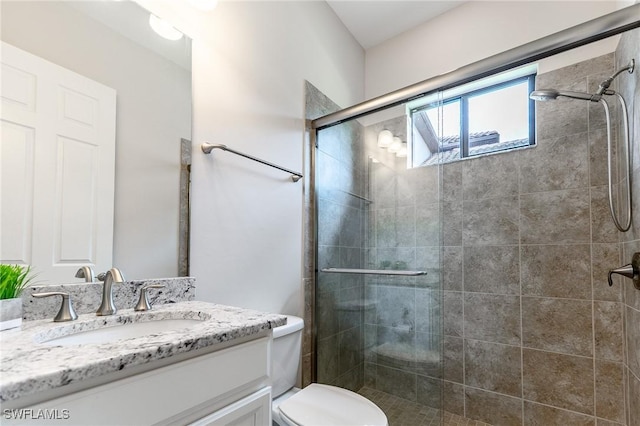 1387 Mockingbird Dr, Naples, FL 34120 - full bathroom featuring vanity and a shower stall