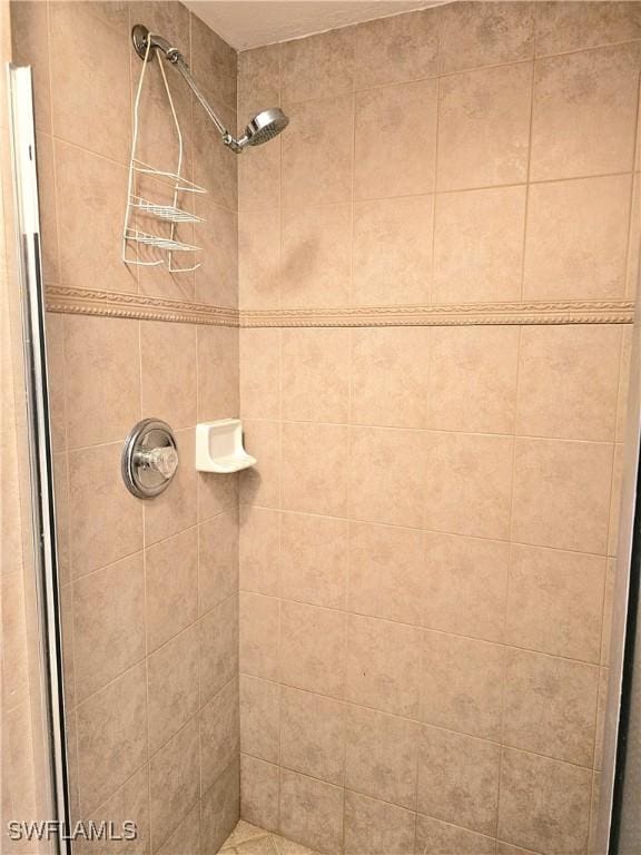 619 Charles Sise St, Lehigh Acres, FL 33974 - full bath featuring a tile shower