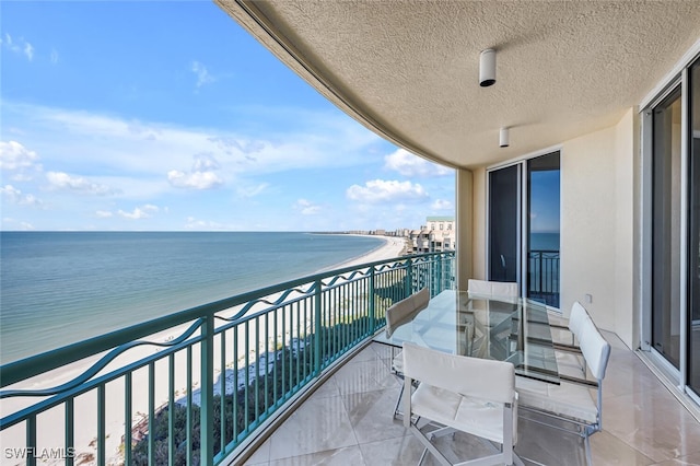 940 Cape Marco Dr Unit 1603, Marco Island, FL 34145 - balcony featuring view of water and beach