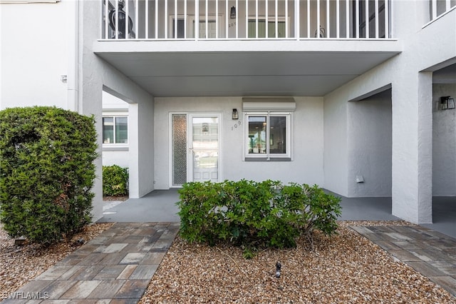 4549 SE 5th Pl Unit 109, Cape Coral, FL 33904 - entrance to property with stucco siding