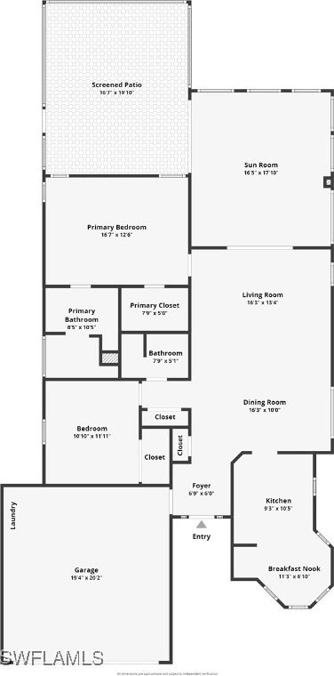 1670 Palo Duro Blvd, North Fort Myers, FL 33917 - view of home floor plan