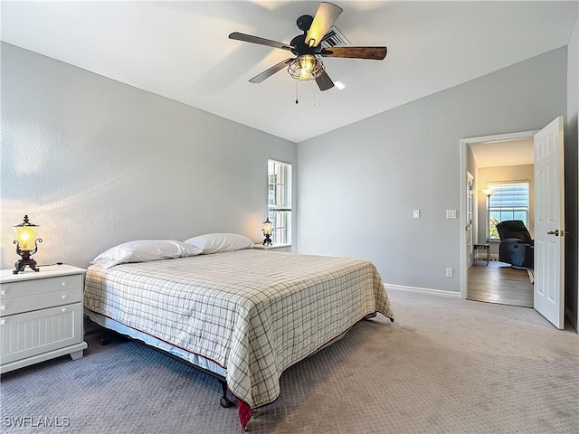 1670 Palo Duro Blvd, North Fort Myers, FL 33917 - bedroom with carpet and ceiling fan