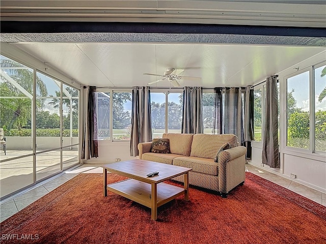 1670 Palo Duro Blvd, North Fort Myers, FL 33917 - sunroom with tile patterned floors and plenty of natural light
