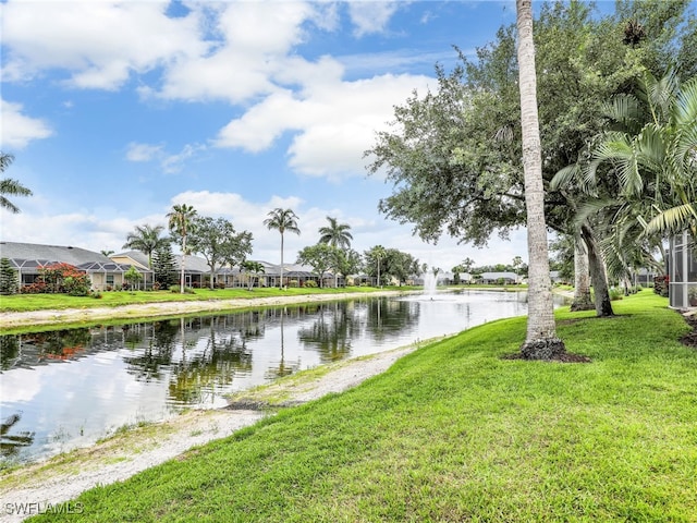 8612 Ibis Cove Cir, Naples, FL 34119 - water view with nearby suburban area