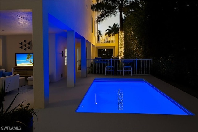 719 Park Ave, Naples, FL 34110 - view of pool featuring a patio