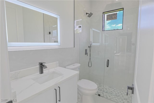 1803 Venice Ave N, Lehigh Acres, FL 33971 - bathroom with a shower stall and vanity