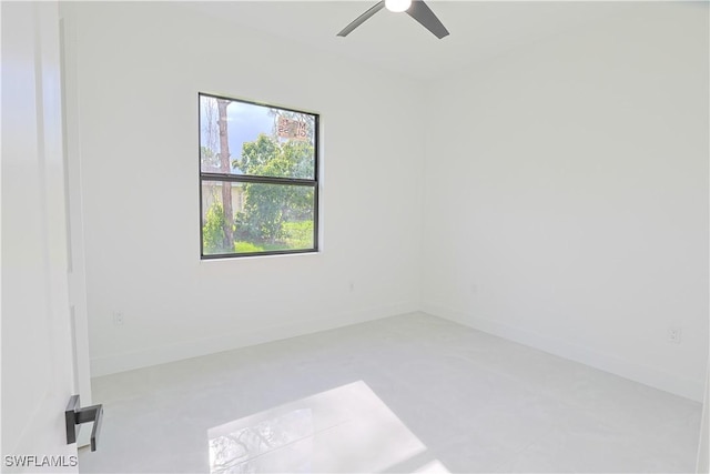 1803 Venice Ave N, Lehigh Acres, FL 33971 - empty room featuring ceiling fan