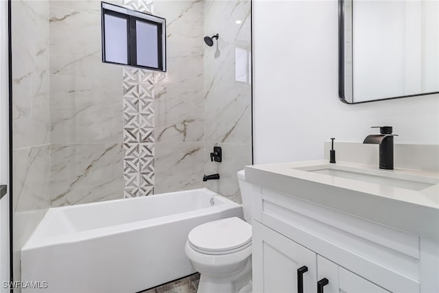 2714 24th St W, Lehigh Acres, FL 33971 - full bath featuring vanity and shower / washtub combination