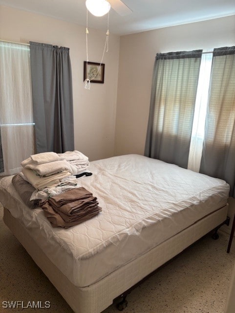 4425 N Atlantic Cir, North Fort Myers, FL 33903 - bedroom with ceiling fan