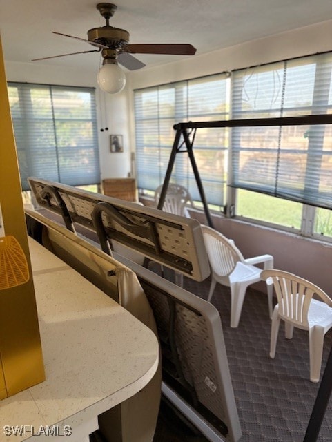 4425 N Atlantic Cir, North Fort Myers, FL 33903 - sunroom / solarium featuring plenty of natural light