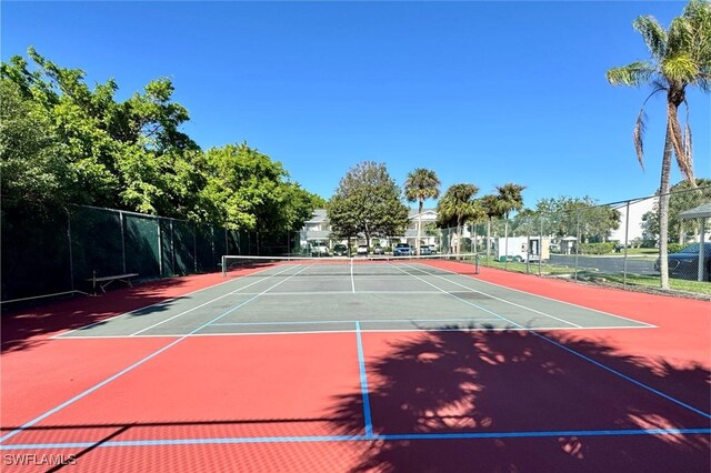 1140 Sarah Jean Cir Unit C-205, Naples, FL 34110 - view of tennis court featuring community basketball court