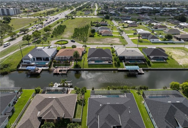 2502 SW 17th Ave, Cape Coral, FL 33914 - aerial view of residential area with a nearby body of water