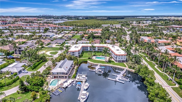 1666 Osprey Ave Unit 106, Naples, FL 34102 - aerial view of property's location featuring a large body of water