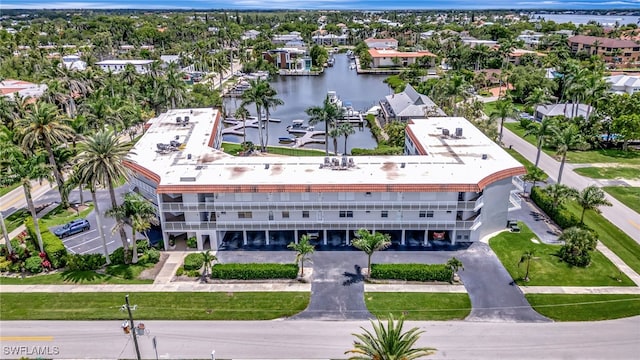 1666 Osprey Ave Unit 106, Naples, FL 34102 - drone / aerial view of a large body of water