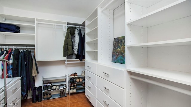 5961 Sea Grass Ln, Naples, FL 34116 - walk in closet with wood finished floors
