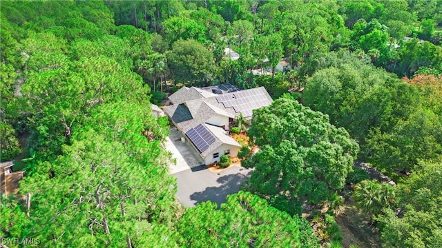 5961 Sea Grass Ln, Naples, FL 34116 - aerial overview of property's location with a heavily wooded area