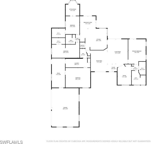 5961 Sea Grass Ln, Naples, FL 34116 - view of floor plan / room layout