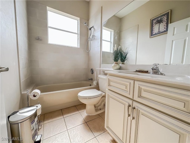 2041 24th Ave NE, Naples, FL 34120 - full bath with tub / shower combination, vanity, and tile patterned floors