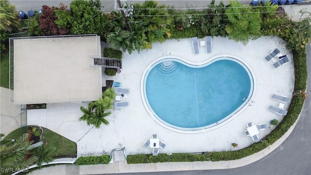 1900 Clifford St Unit 301, Fort Myers, FL 33901 - drone / aerial view of a pool