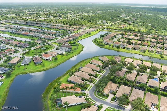 2042 Tamarron Ln, Naples, FL 34120 - aerial view of property and surrounding area featuring nearby suburban area