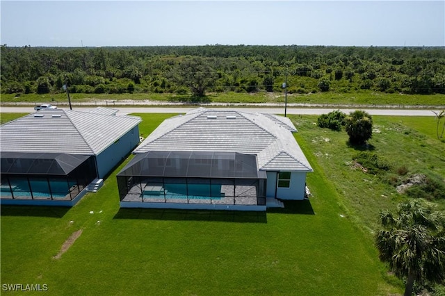 221 Rotonda Blvd S, Rotonda West, FL 33947 - view of subject property featuring a heavily wooded area