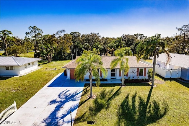 13611 Marquette Blvd, Fort Myers, FL 33905 - single story home with driveway and a garage