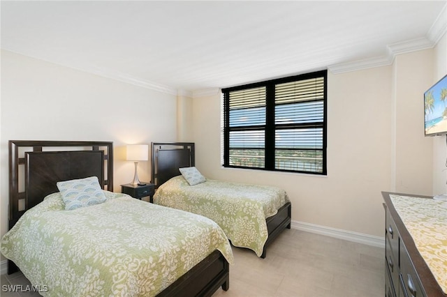 380 Seaview Ct Unit 1505, Marco Island, FL 34145 - bedroom featuring crown molding