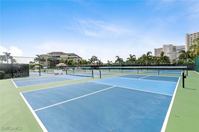 380 Seaview Ct Unit 1505, Marco Island, FL 34145 - view of tennis court featuring community basketball court