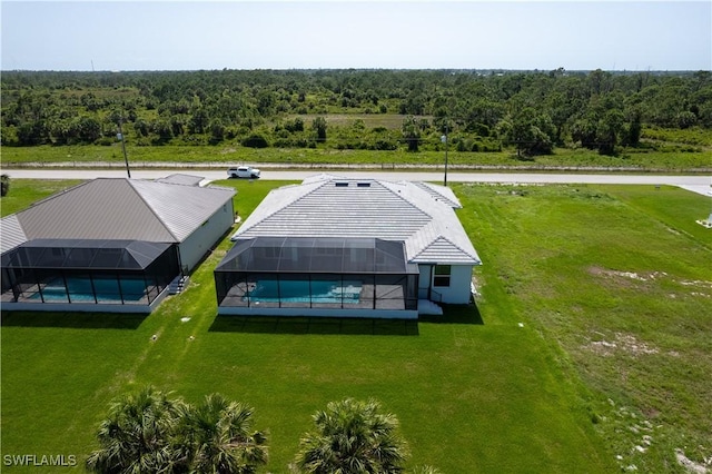 209 Rotonda Blvd S, Rotonda West, FL 33947 - view from above of property featuring a forest