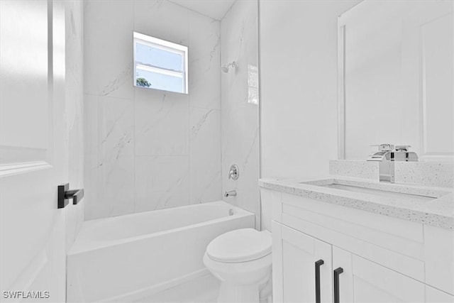 1518 Williams Ave, Lehigh Acres, FL 33972 - full bathroom with vanity and washtub / shower combination