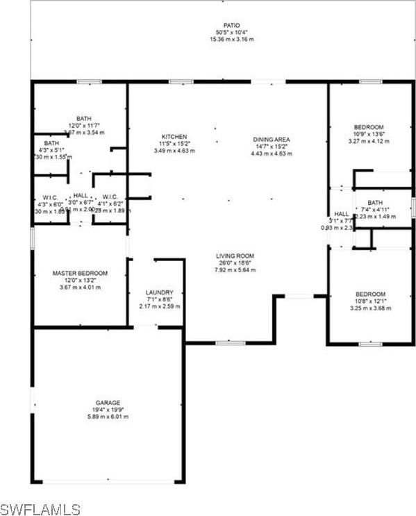 1518 Williams Ave, Lehigh Acres, FL 33972 - view of room layout