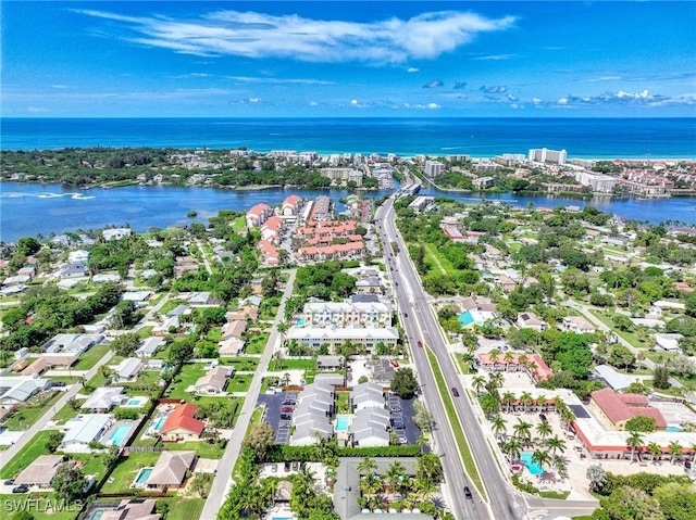 1752 Stickney Point Rd Unit 102, Sarasota, FL 34231 - aerial view of residential area with a large body of water