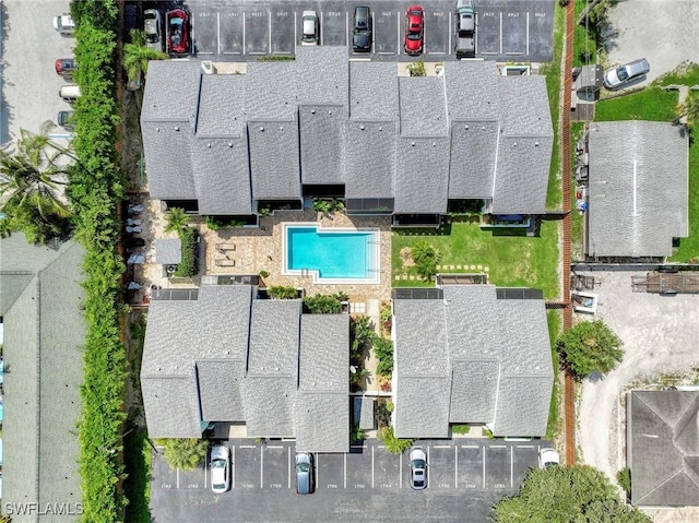 1752 Stickney Point Rd Unit 102, Sarasota, FL 34231 - bird's eye view of a pool