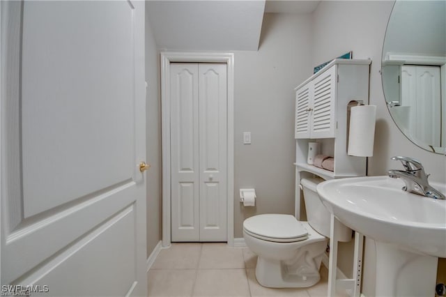 9470 Ivy Brook Run Unit 803, Fort Myers, FL 33913 - bathroom with toilet and tile patterned flooring
