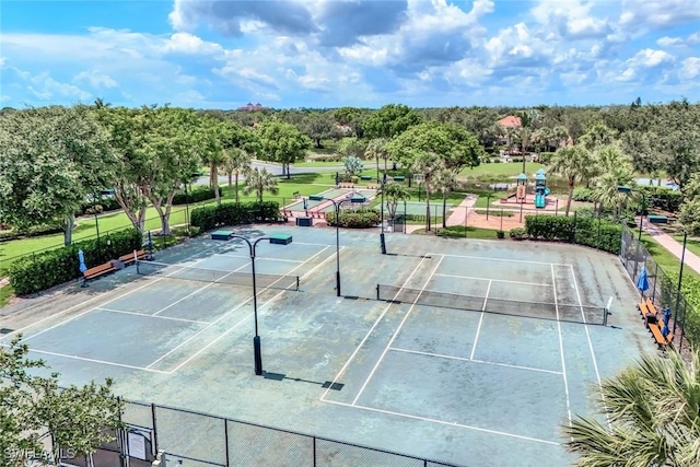3082 Windsong Ct Unit 303, Naples, FL 34109 - view of tennis court