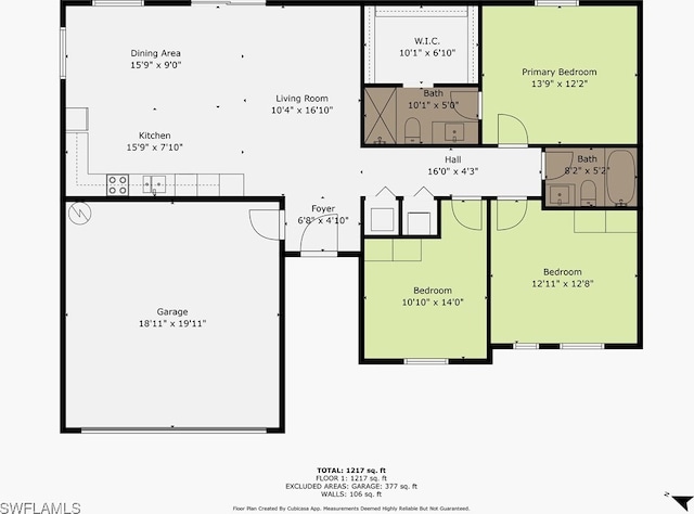 1836 Jacinto Ave, Lehigh Acres, FL 33972 - view of home floor plan