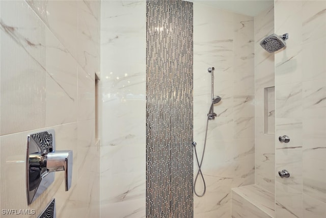 3309 SW 2nd Ln, Cape Coral, FL 33991 - bathroom featuring a marble finish shower