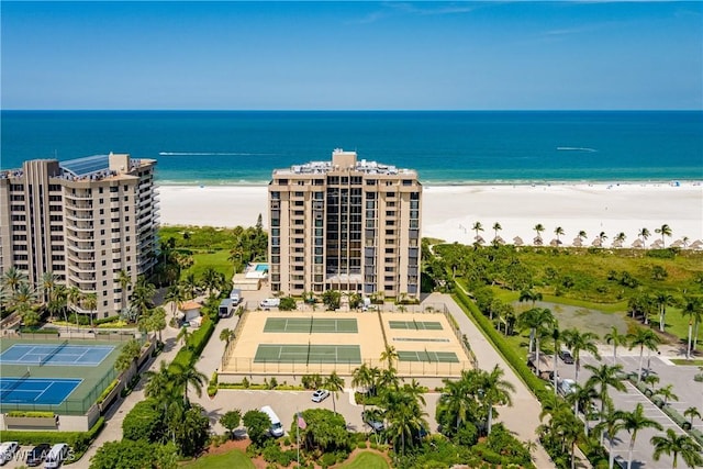 174 S Collier Blvd Unit 904, Marco Island, FL 34145 - aerial view of apartment complex and expansive beach