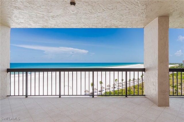 174 S Collier Blvd Unit 904, Marco Island, FL 34145 - balcony with view of water and beach